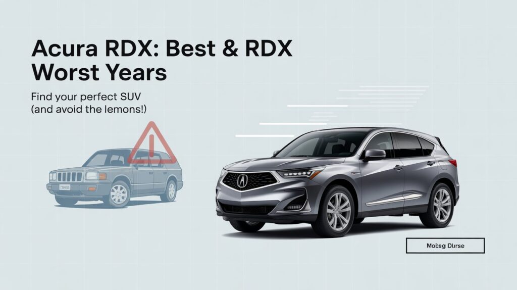 Acura RDX Best Years
