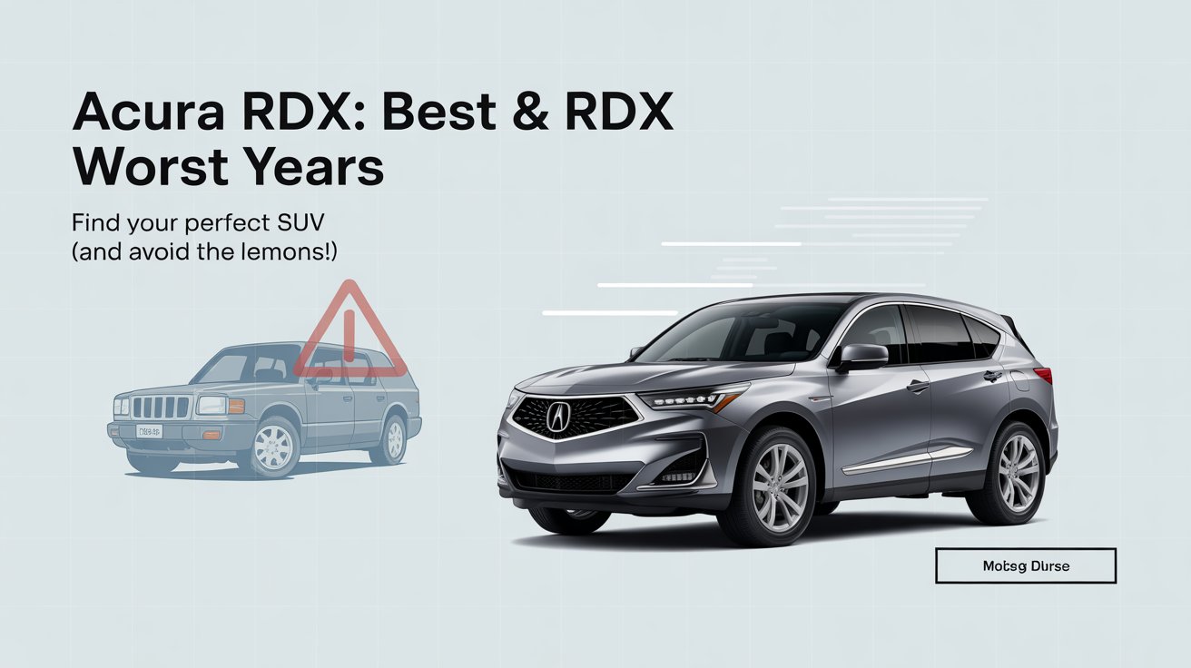 Acura RDX Best Years